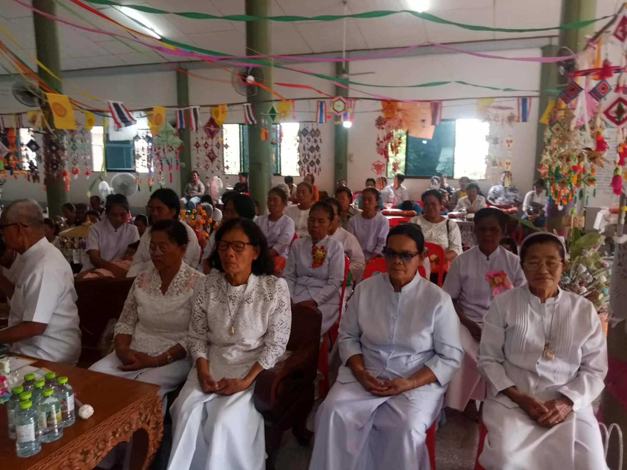 ภาพร่วมพิธีกรรมวัดอุดมทรัพย์