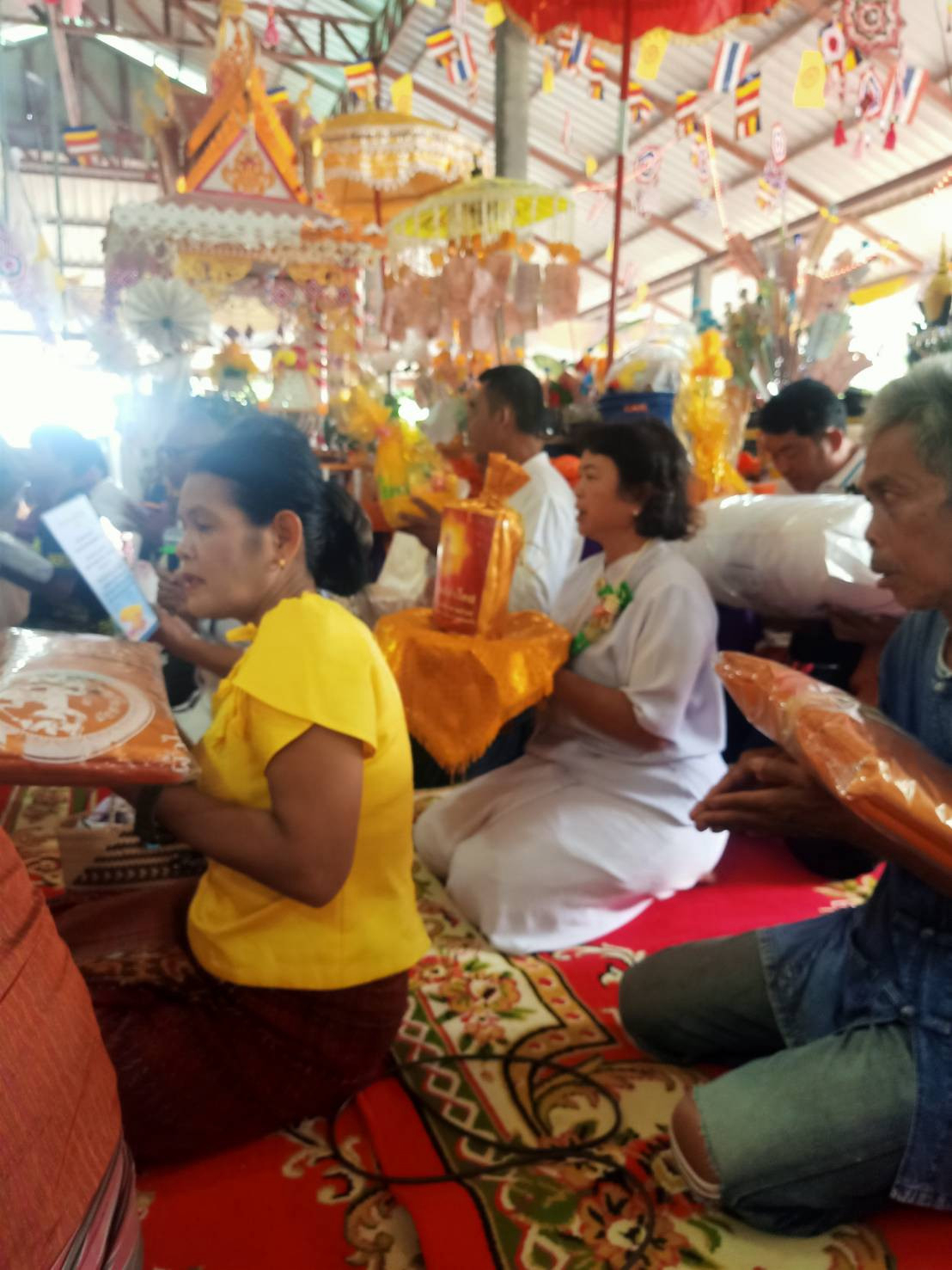 ภาพร่วมพิธีกรรมวัดพระธาตุเสด็จ