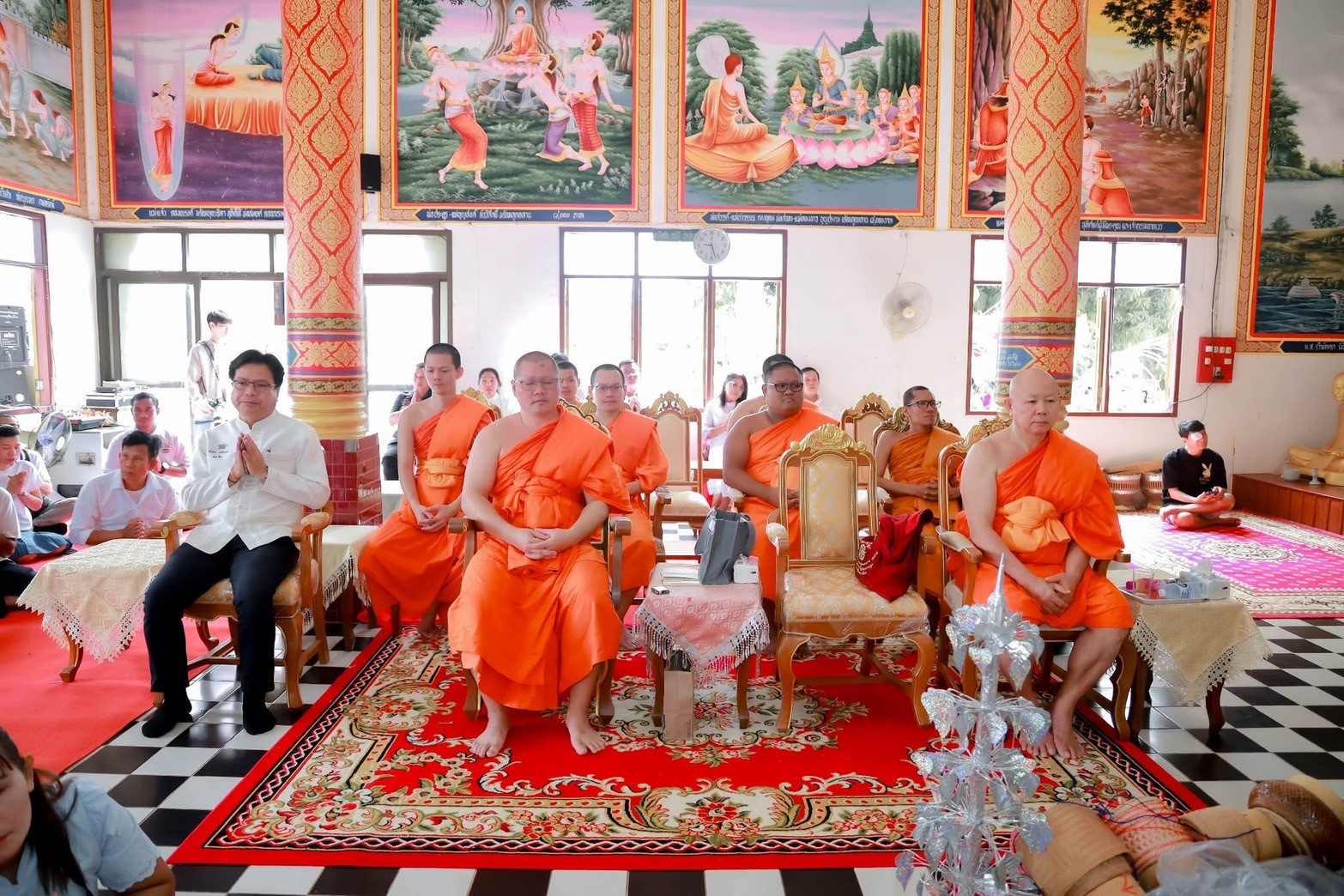 ภาพกล่าวคำถวายกฐินวัดสุวรรณนิคคลี