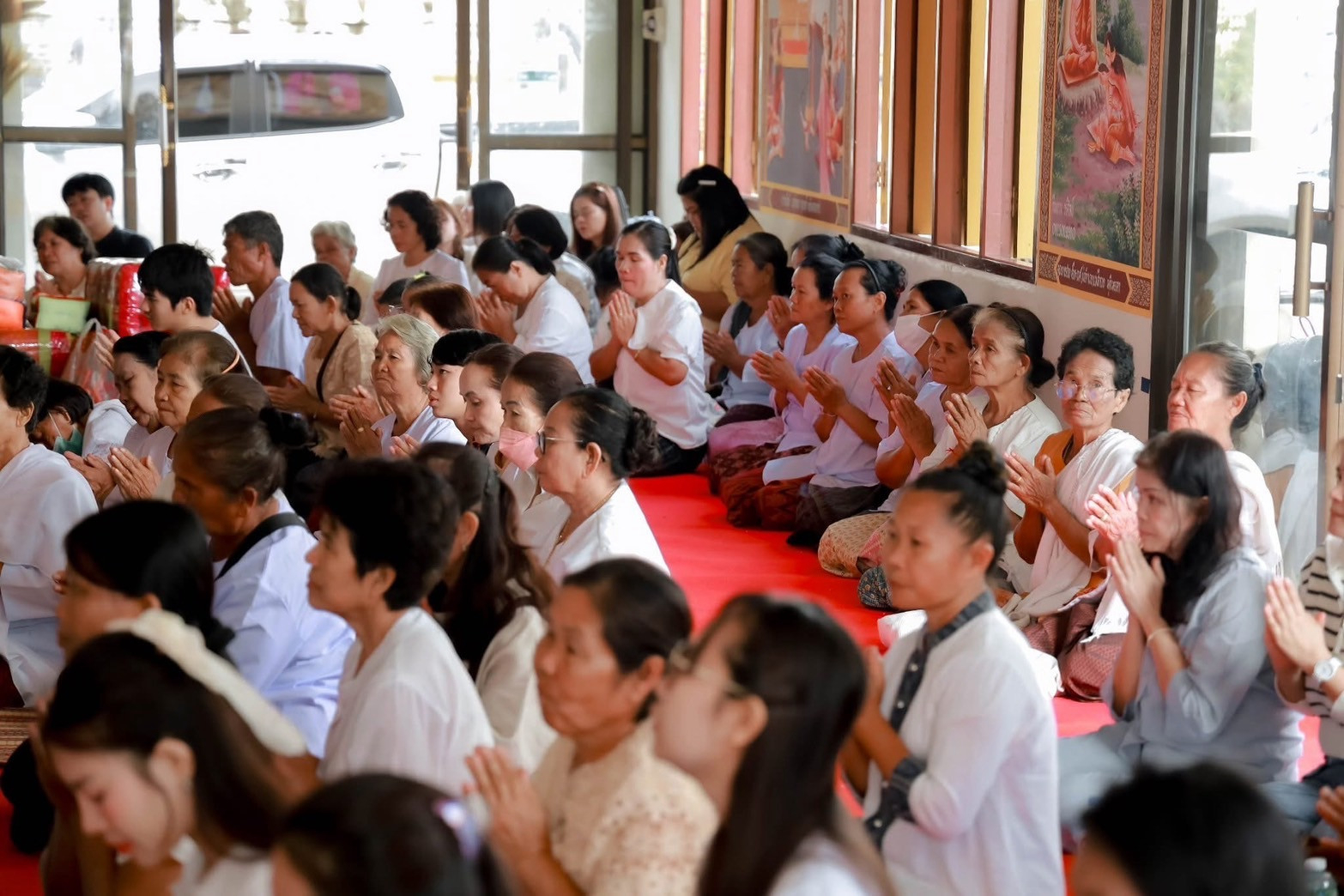 ภาพร่วมพิธีกรรมวัดสุวรรณนิคคลี