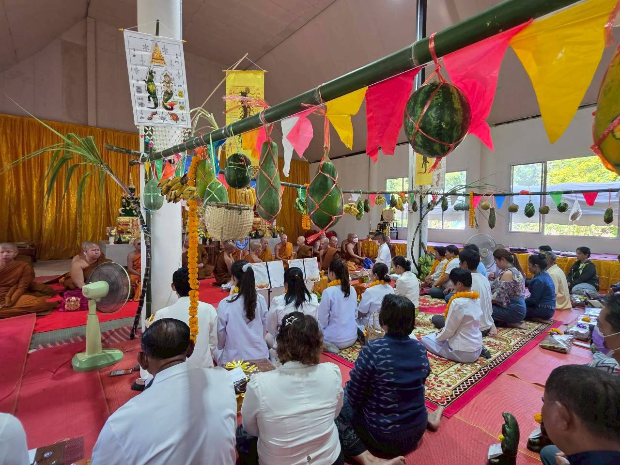 ภาพร่วมพิธีกรรมวัดป่าทุ่งนาหอย