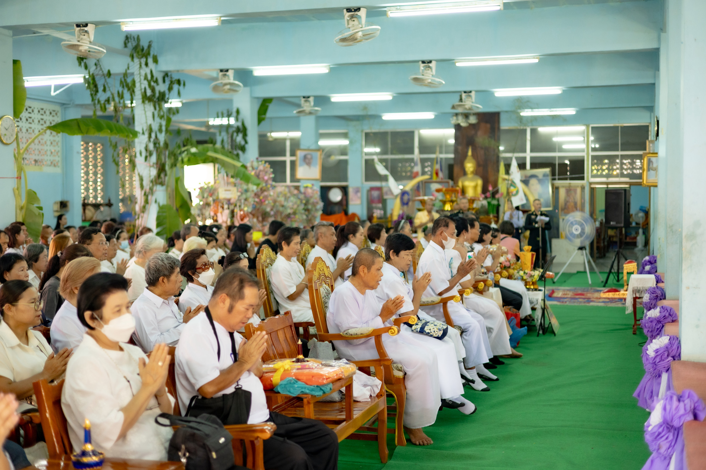 ภาพร่วมพิธีกรรมวัดพรหมรังษี