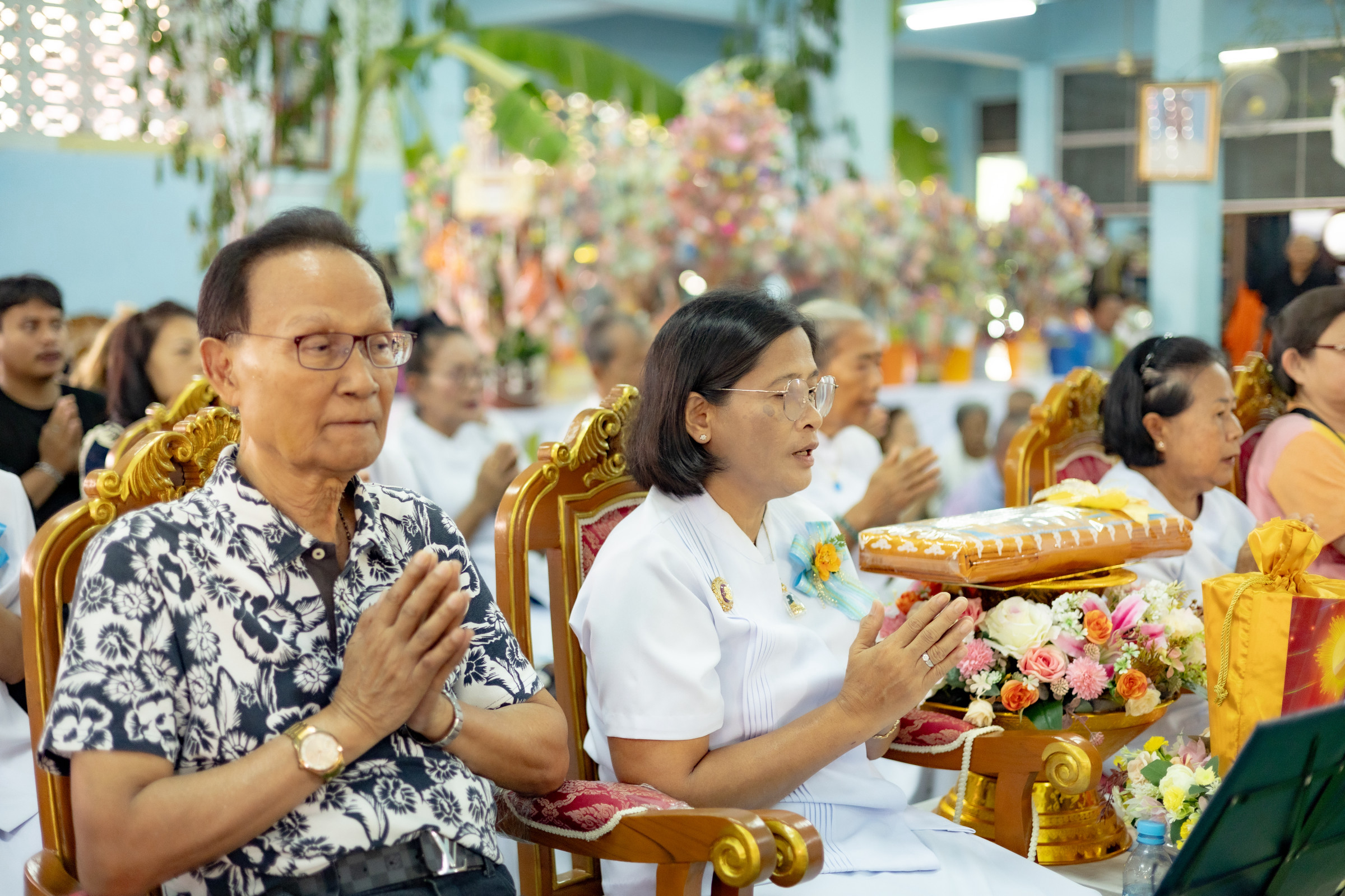 ภาพร่วมพิธีกรรมวัดพรหมรังษี
