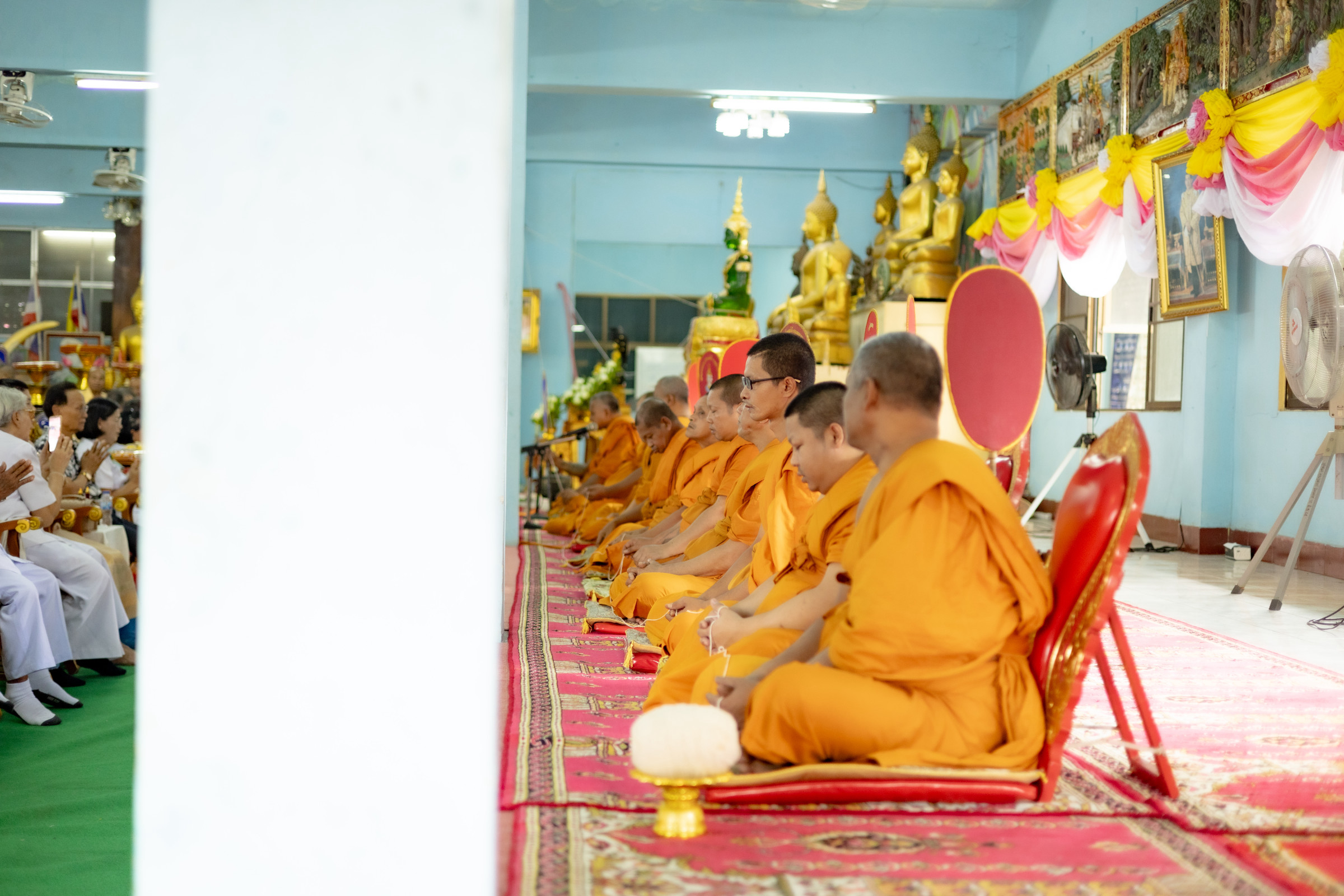 ภาพร่วมพิธีกรรมวัดพรหมรังษี