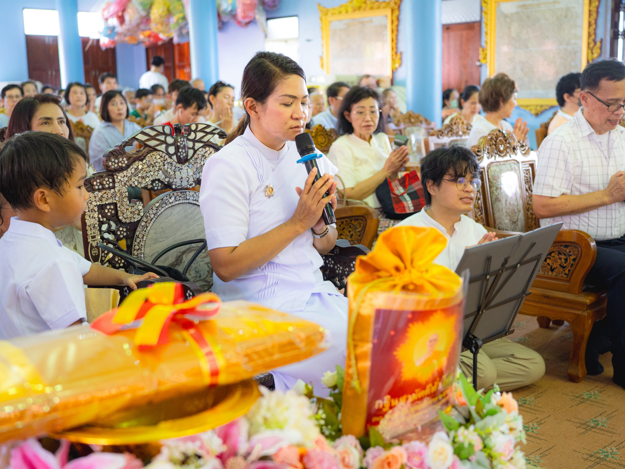 ภาพกล่าวคำถวายกฐินวัดปทีปพลีผล