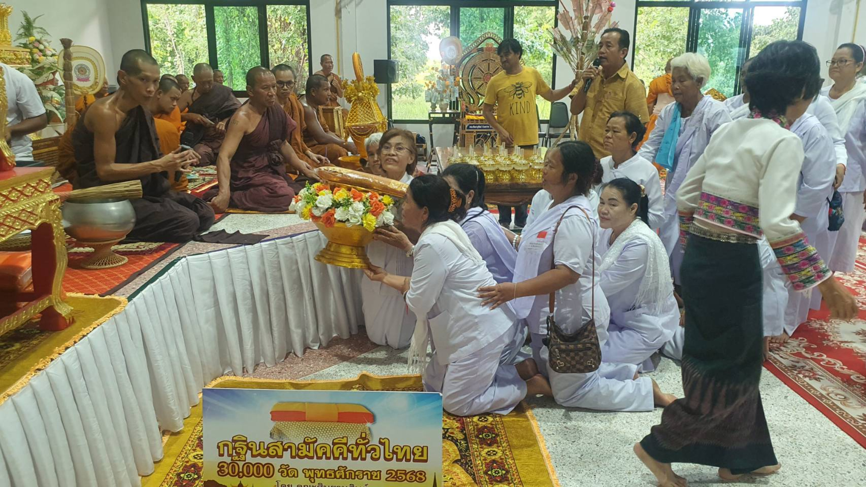 ภาพร่วมพิธีกรรมวัดพุทธานุสสติ