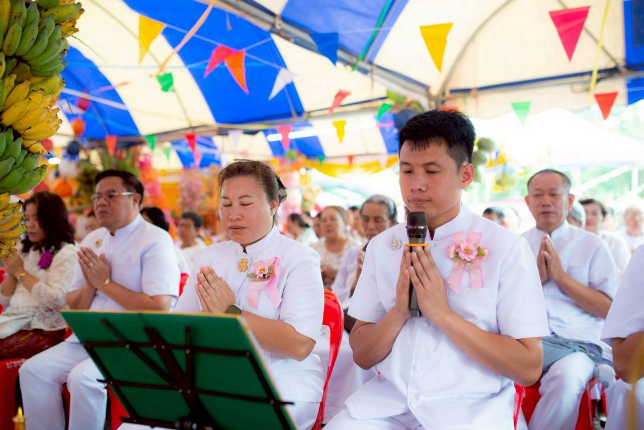 ภาพกล่าวคำถวายกฐินศูนย์ปฏิบัติธรรมสวนป่าอ่างเก็บน้ำสะพุงเหนือ
