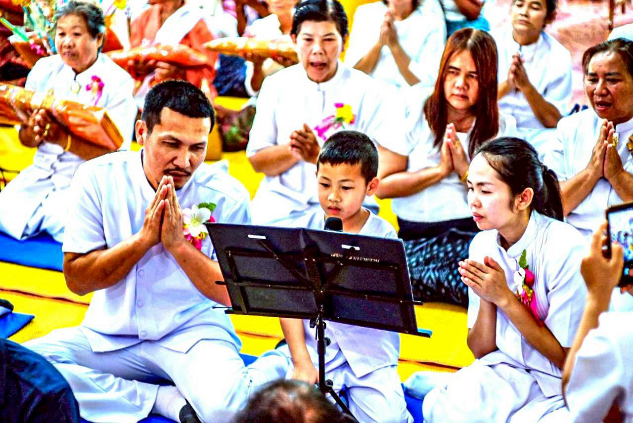 ภาพกล่าวคำถวายกฐินวัดศรีสัตตนาค