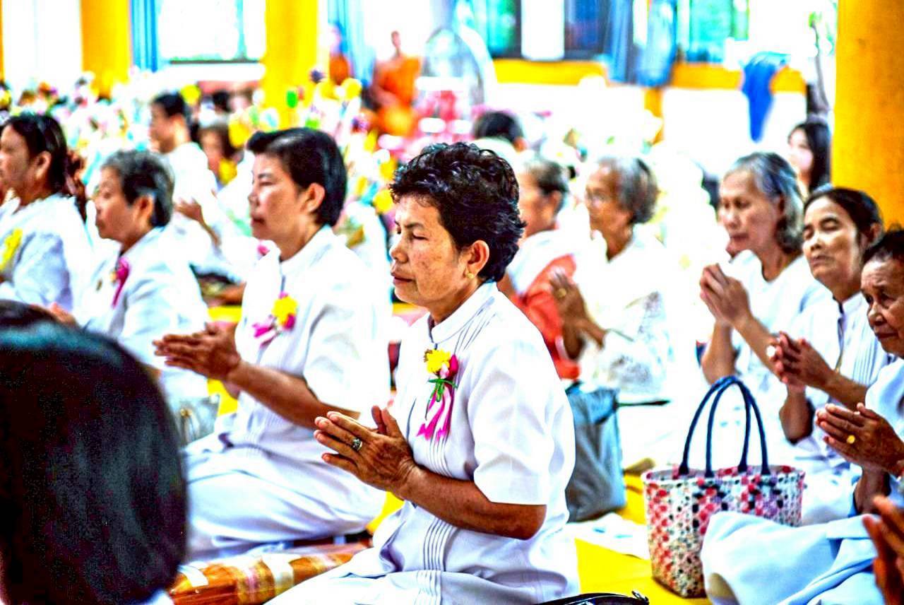 ภาพร่วมพิธีกรรมวัดศรีสัตตนาค