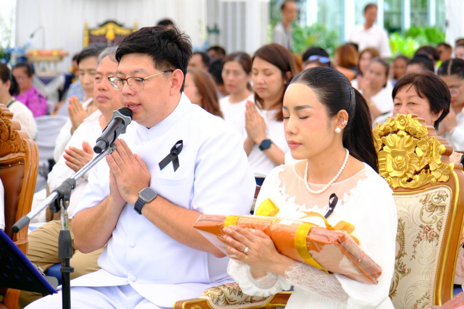 ภาพกล่าวคำถวายกฐินวัดอาคมสิทธาภรณ์