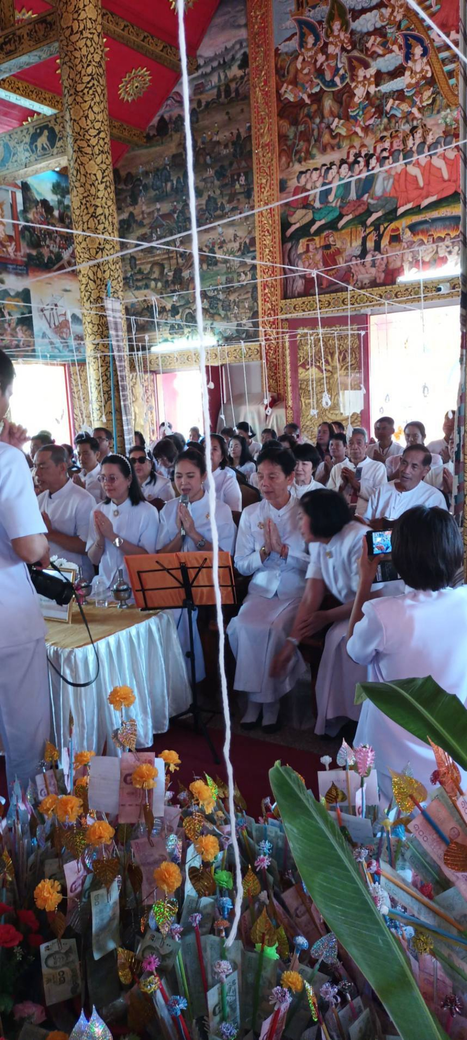 ภาพกล่าวคำถวายกฐินวัดอุทัยราษฎร์