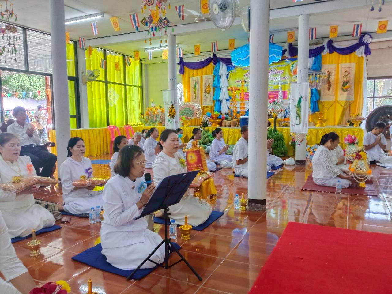 ภาพกล่าวคำถวายกฐินวัดศรีสะอาด