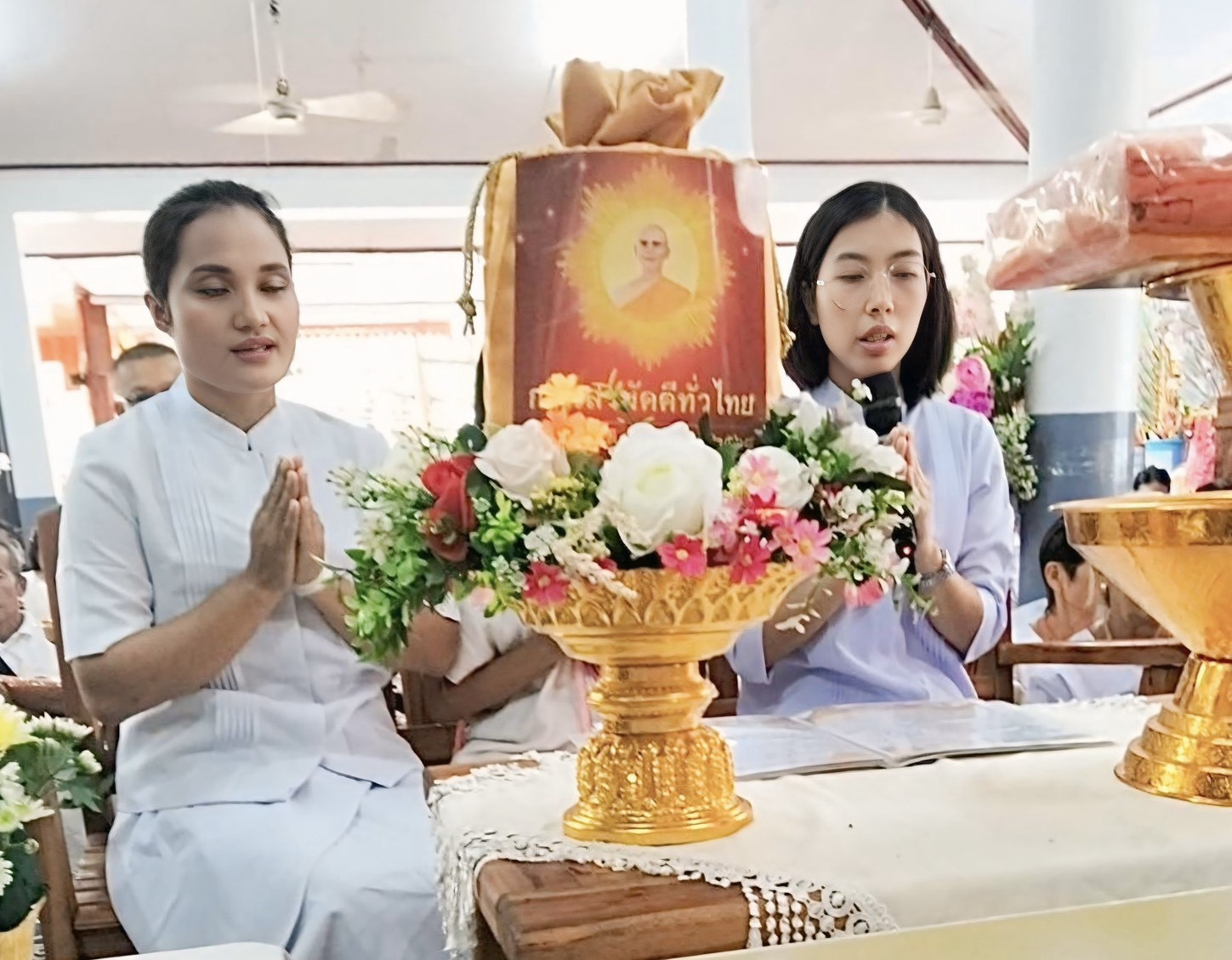 ภาพกล่าวคำถวายกฐินวัดแม่เทินเหนือ