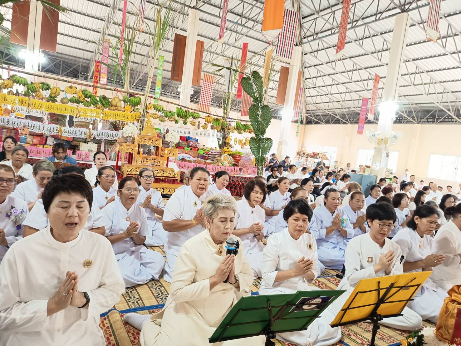 ภาพกล่าวคำถวายกฐินวัดป่าท่าสวย