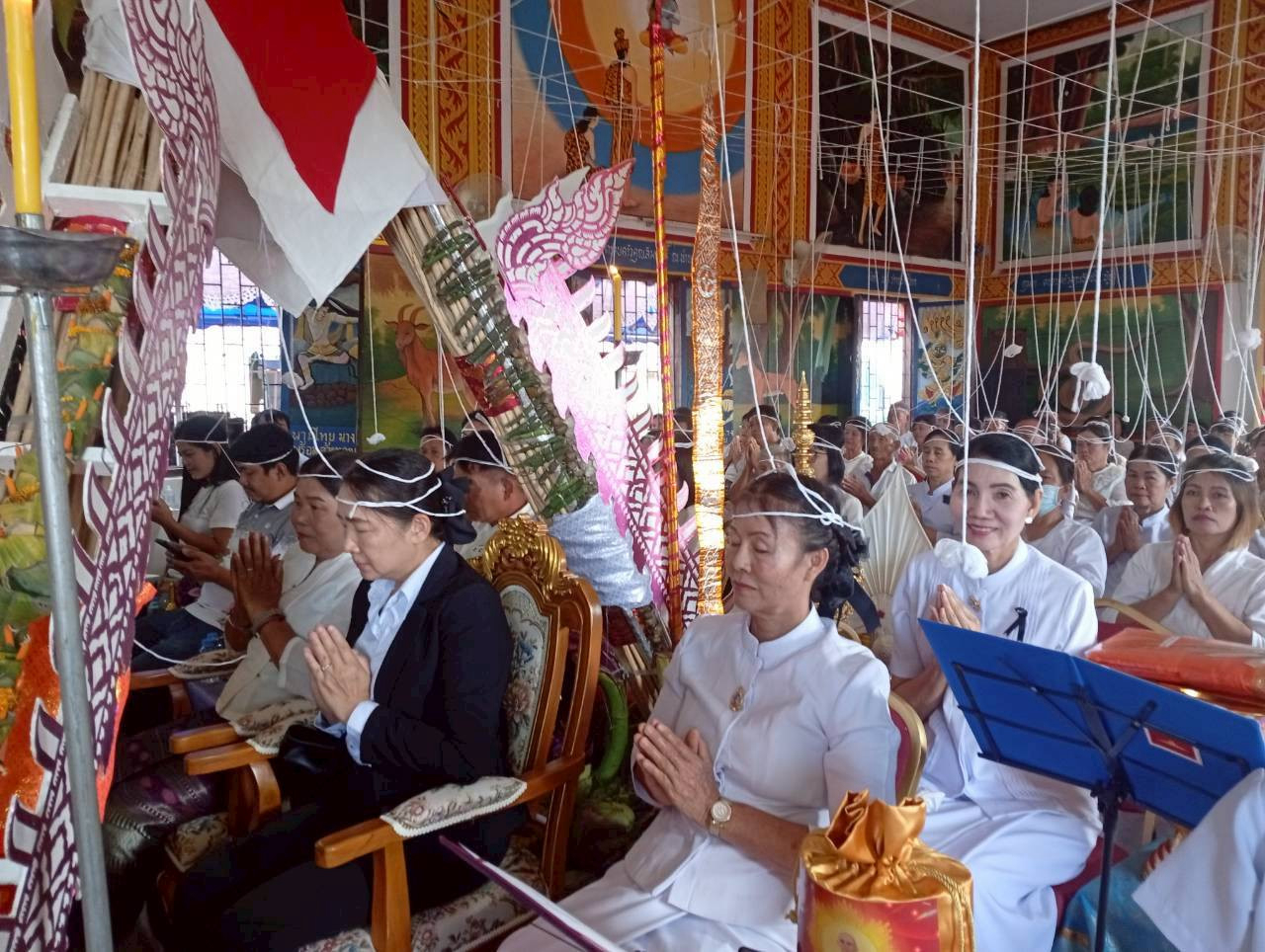 ภาพร่วมพิธีกรรมวัดร้อง