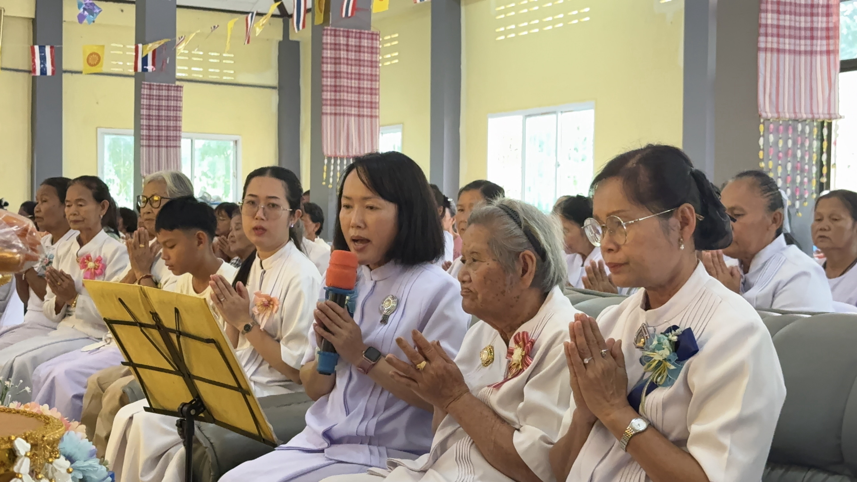 ภาพกล่าวคำถวายกฐินวัดซับหมี