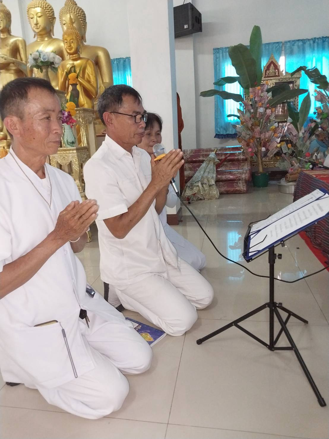 ภาพกล่าวคำถวายกฐินวัดเสลา