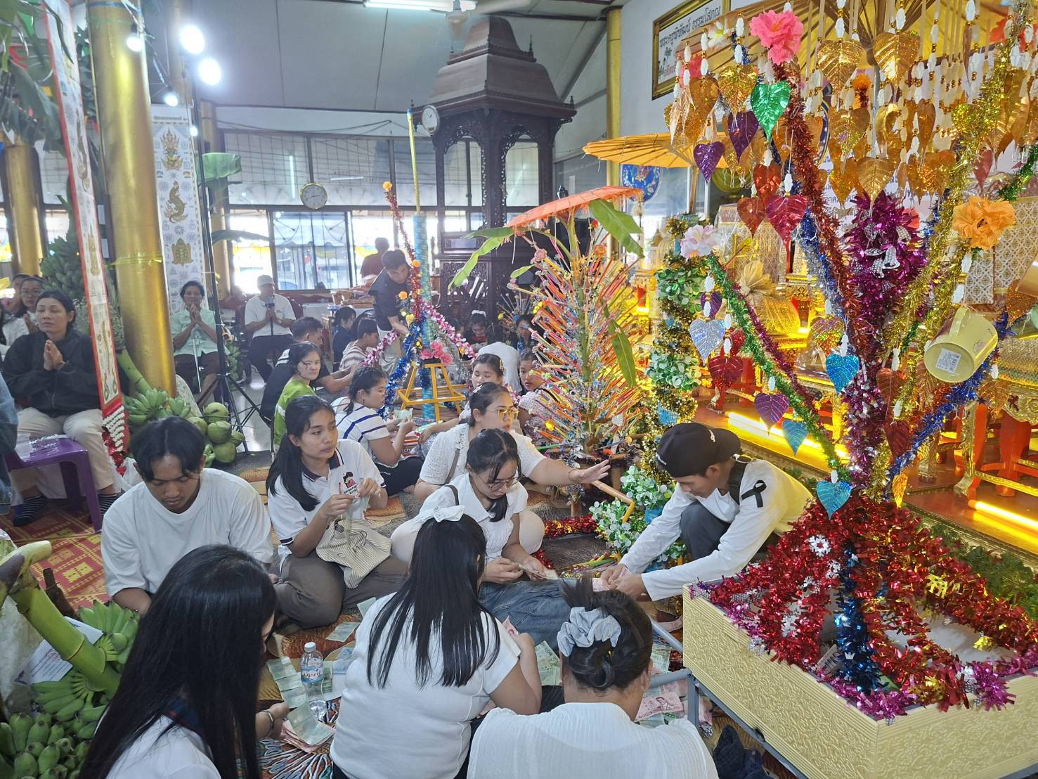 ภาพร่วมพิธีกรรมวัดพืชนิมิต