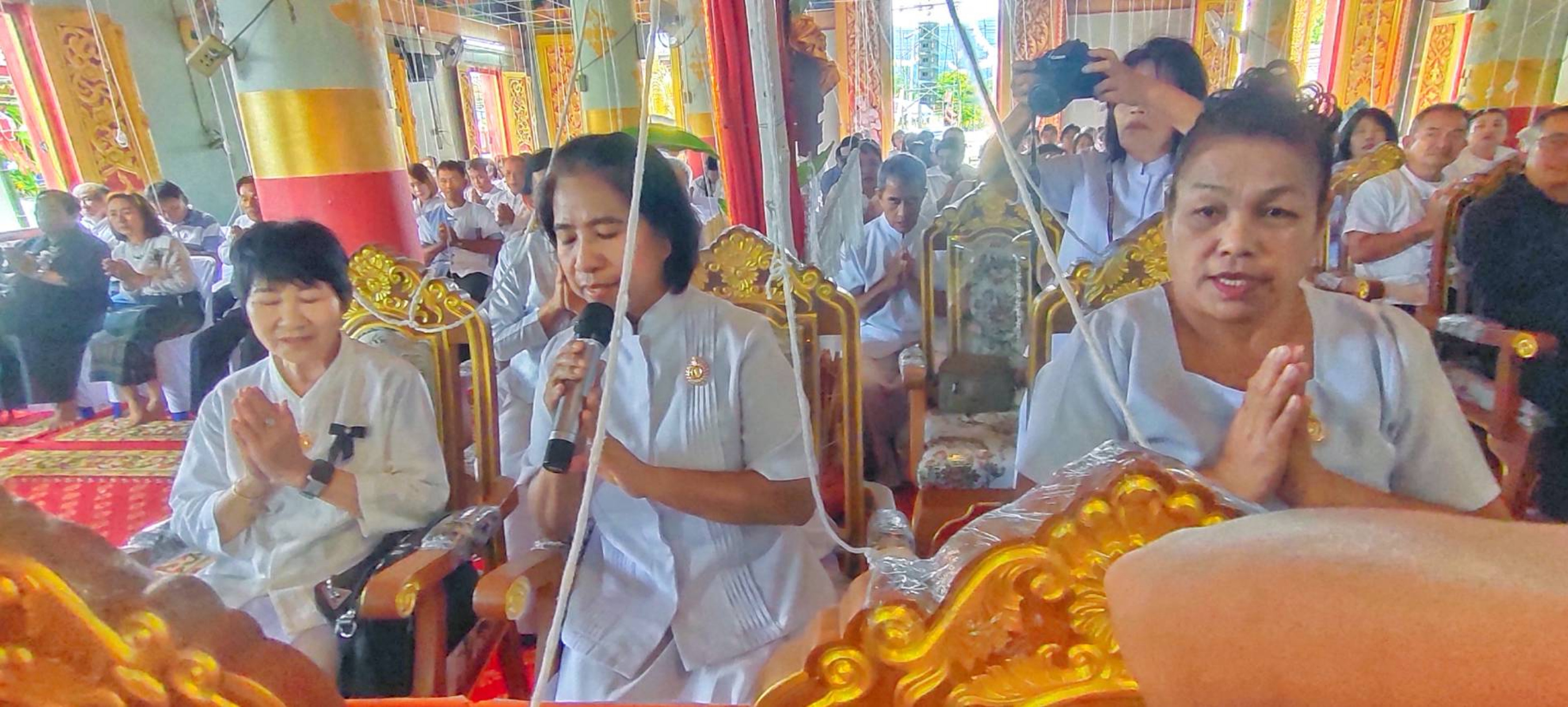 ภาพกล่าวคำถวายกฐินวัดหลวง