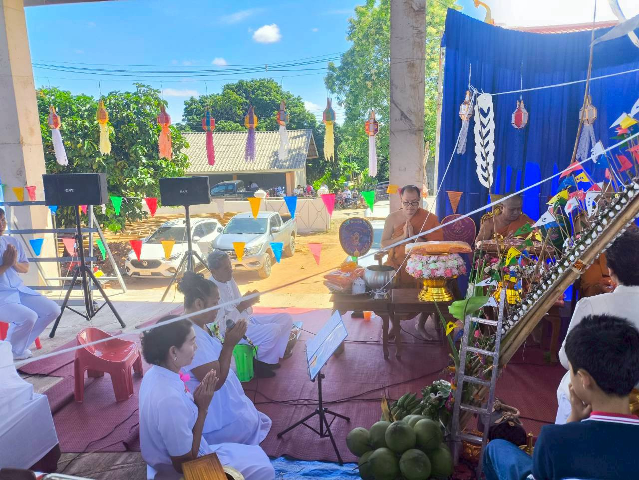 ภาพกล่าวคำถวายกฐินวัดม่วงใหม่