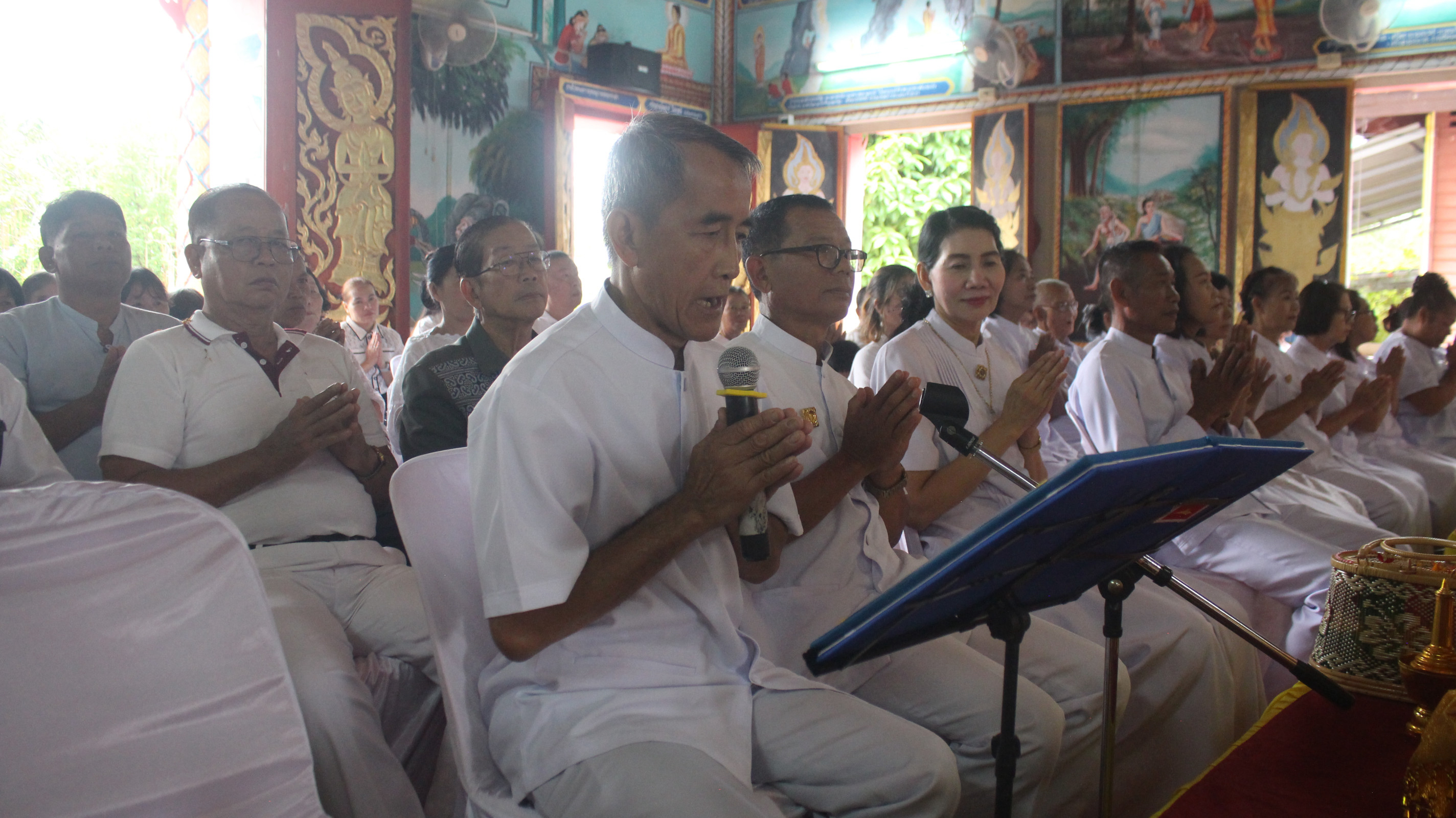 ภาพกล่าวคำถวายกฐินวัดปัวชัย