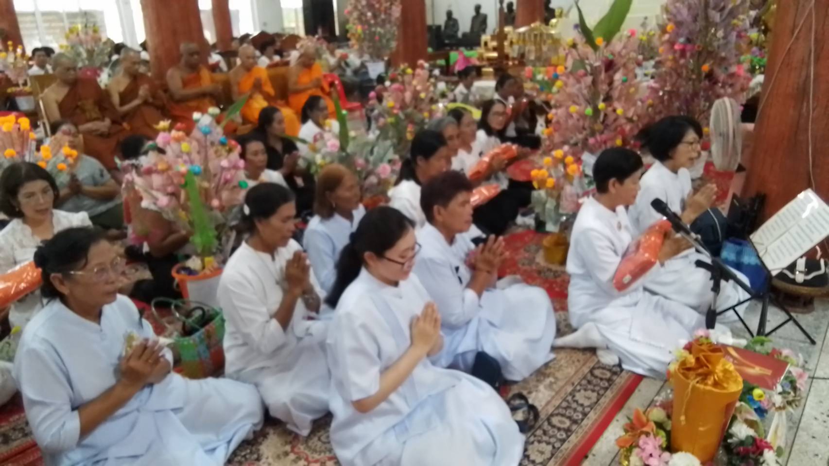 ภาพกล่าวคำถวายกฐินวัดอมฤต