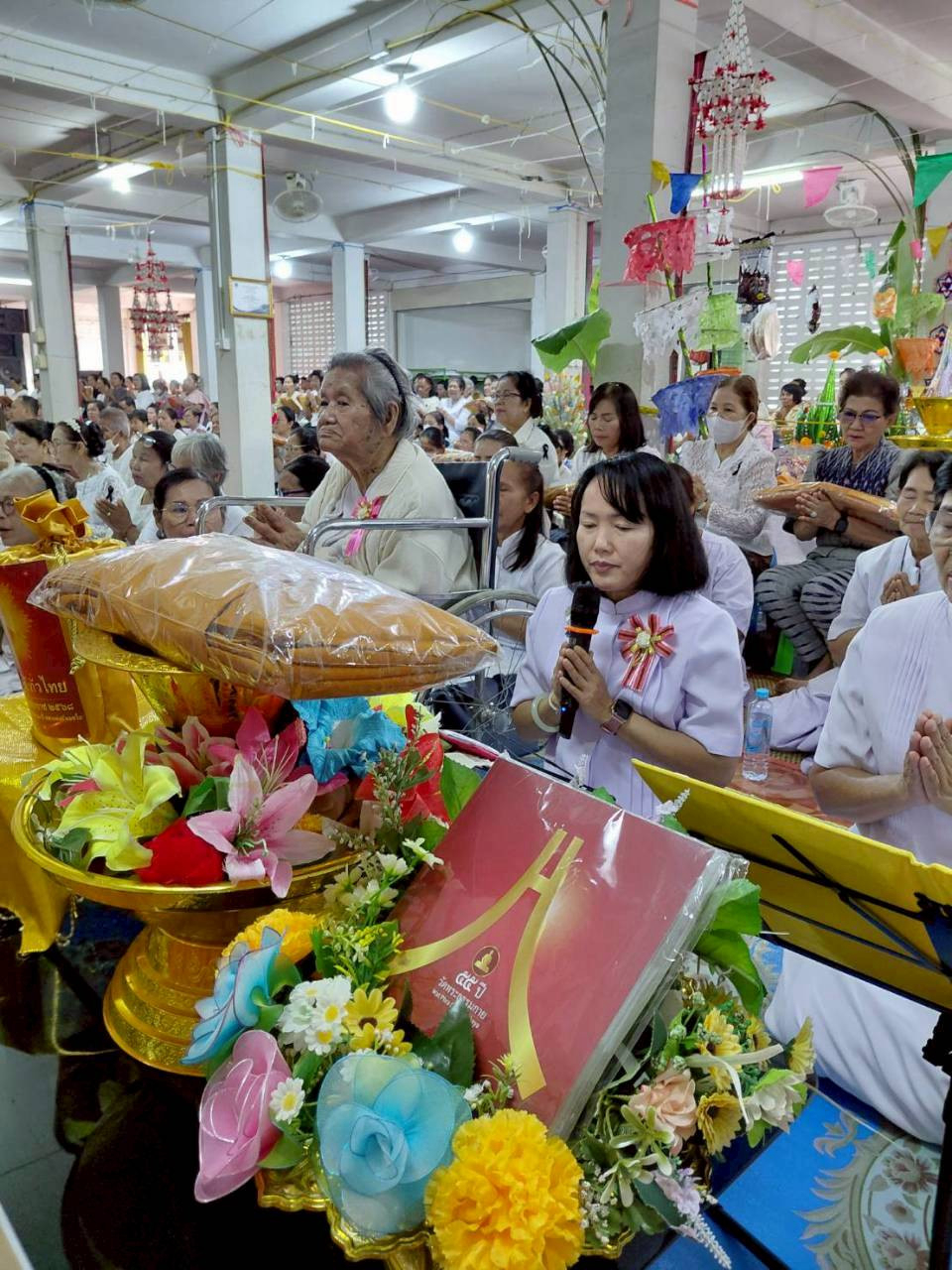 ภาพกล่าวคำถวายกฐินวัดใหม่ชัยมงคล