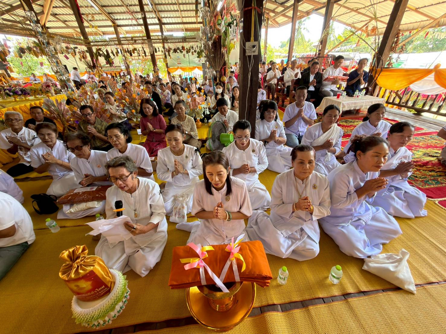 ภาพกล่าวคำถวายกฐินวัดศรีชมภูดาลัย