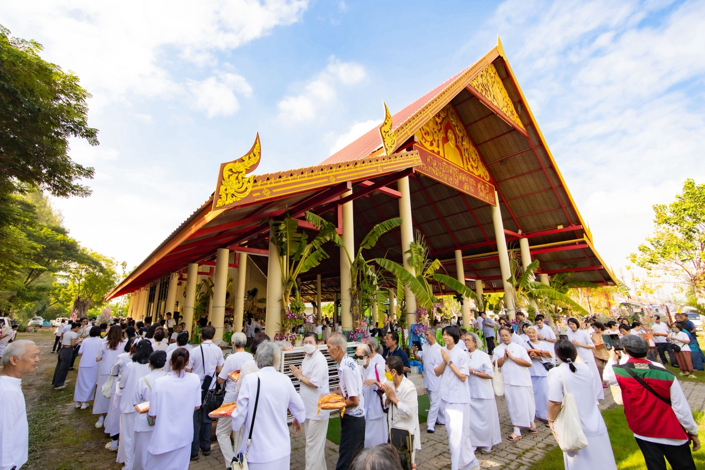 ภาพร่วมพิธีกรรมสำนักสงฆ์สวนธรรมโกศล2