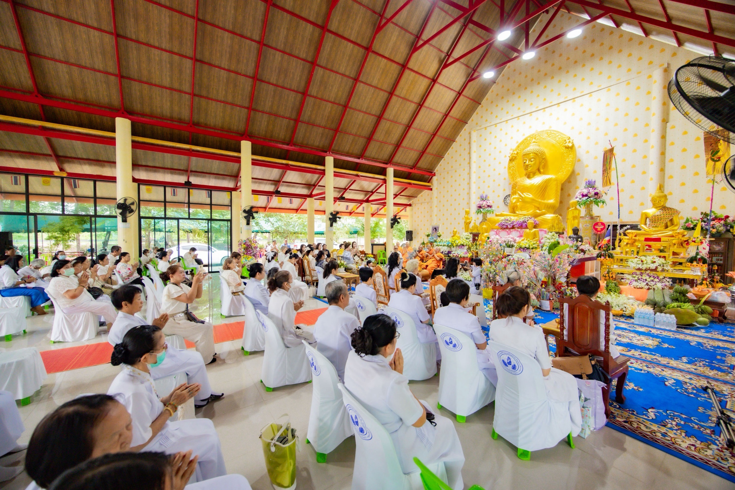 ภาพร่วมพิธีกรรมสำนักสงฆ์สวนธรรมโกศล2