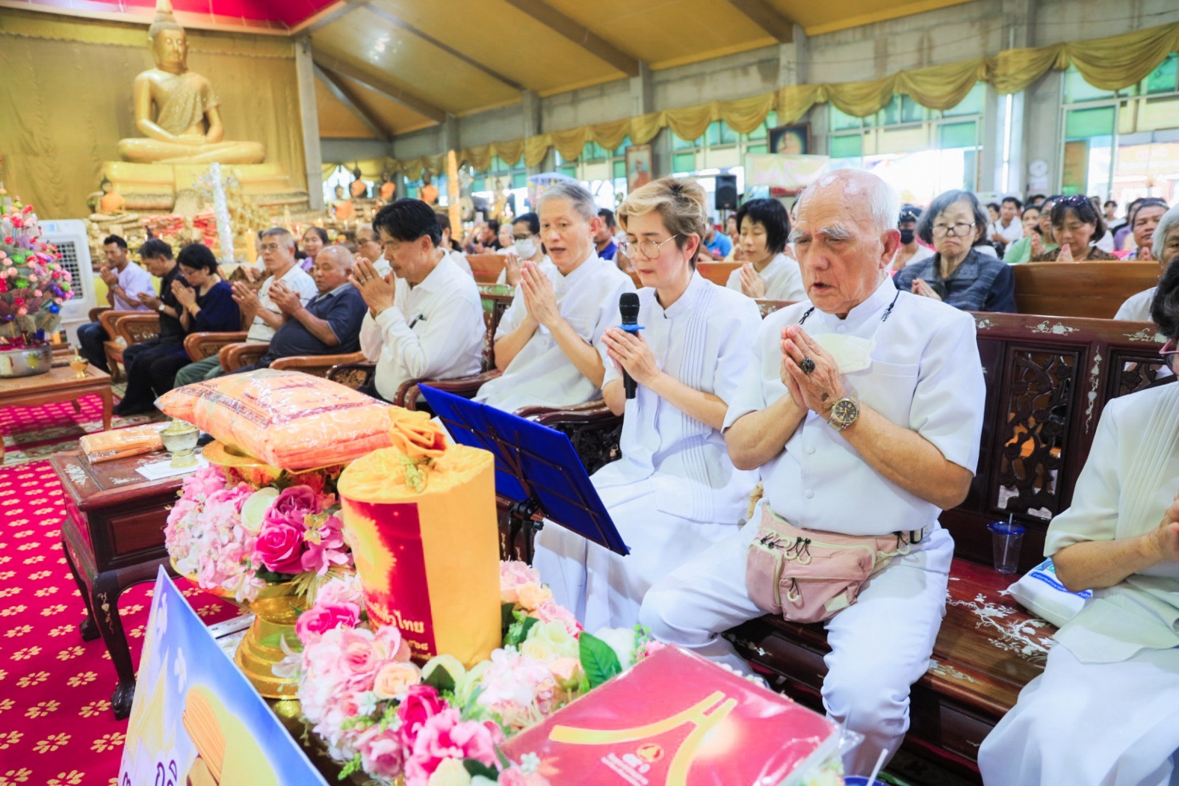 ภาพกล่าวคำถวายกฐินวัดจุฬาจินดาราม