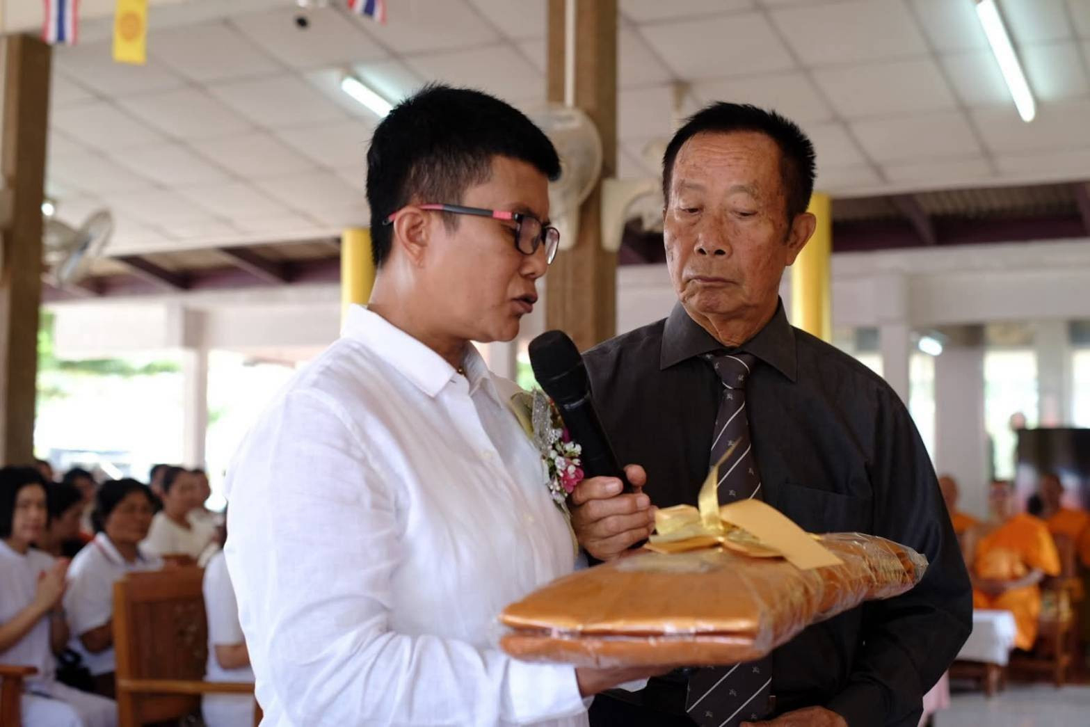 ภาพกล่าวคำถวายกฐินวัดดอนธูป