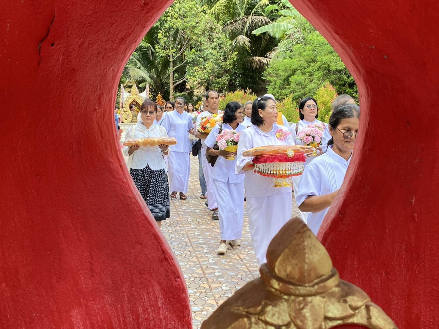 ภาพร่วมพิธีกรรมวัดเจริญธรรม