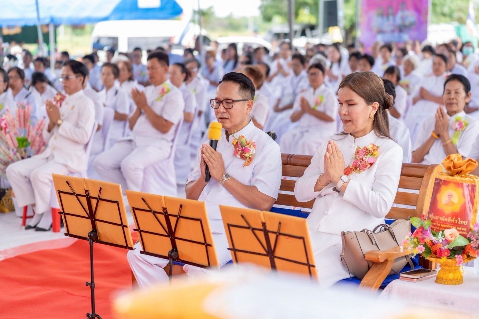 ภาพกล่าวคำถวายกฐินศูนย์ปฏิบัติธรรมบัวใหญ่นครราชสีมา