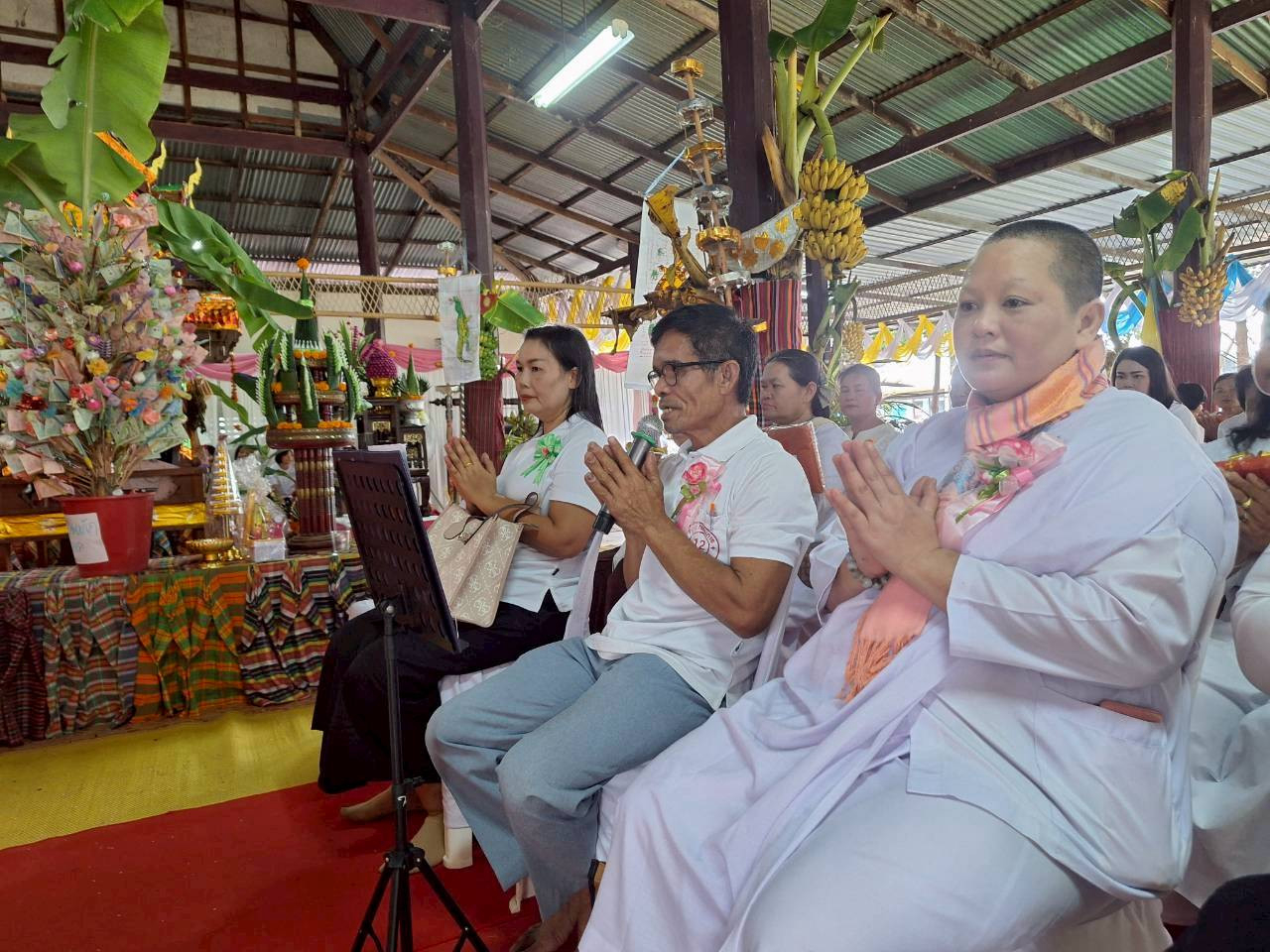 ภาพกล่าวคำถวายกฐินวัดกลางศรีณรงค์