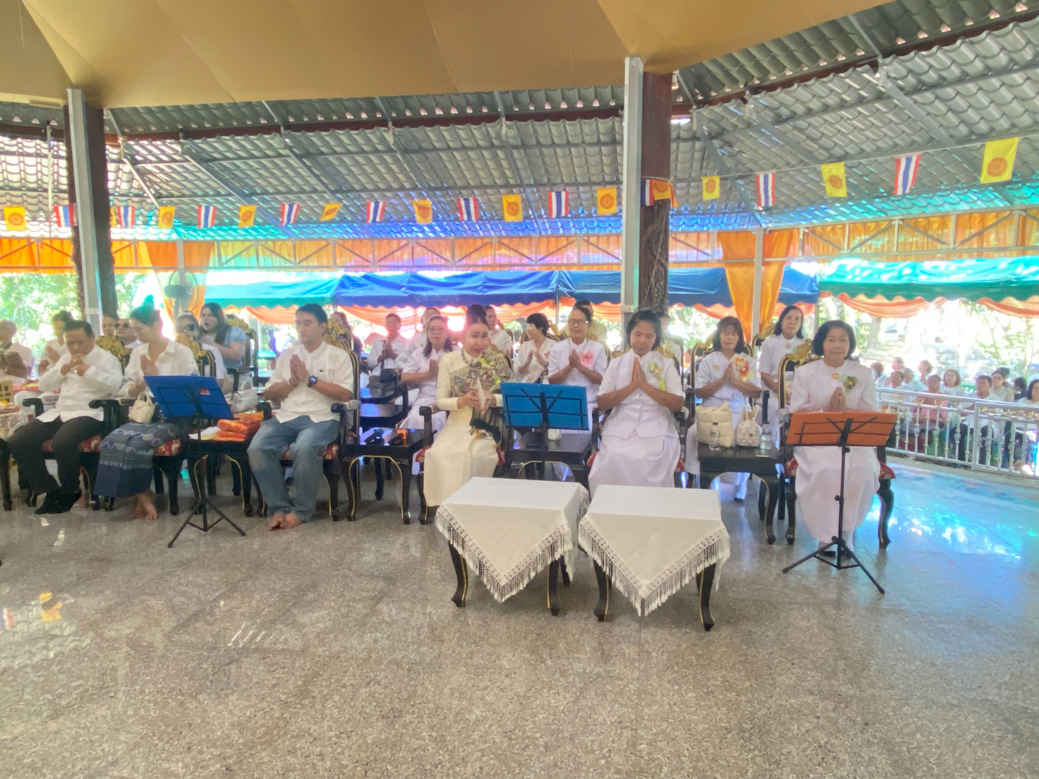 ภาพร่วมพิธีกรรมสำนักสงฆ์วังธรรมน้ำทองวนาราม