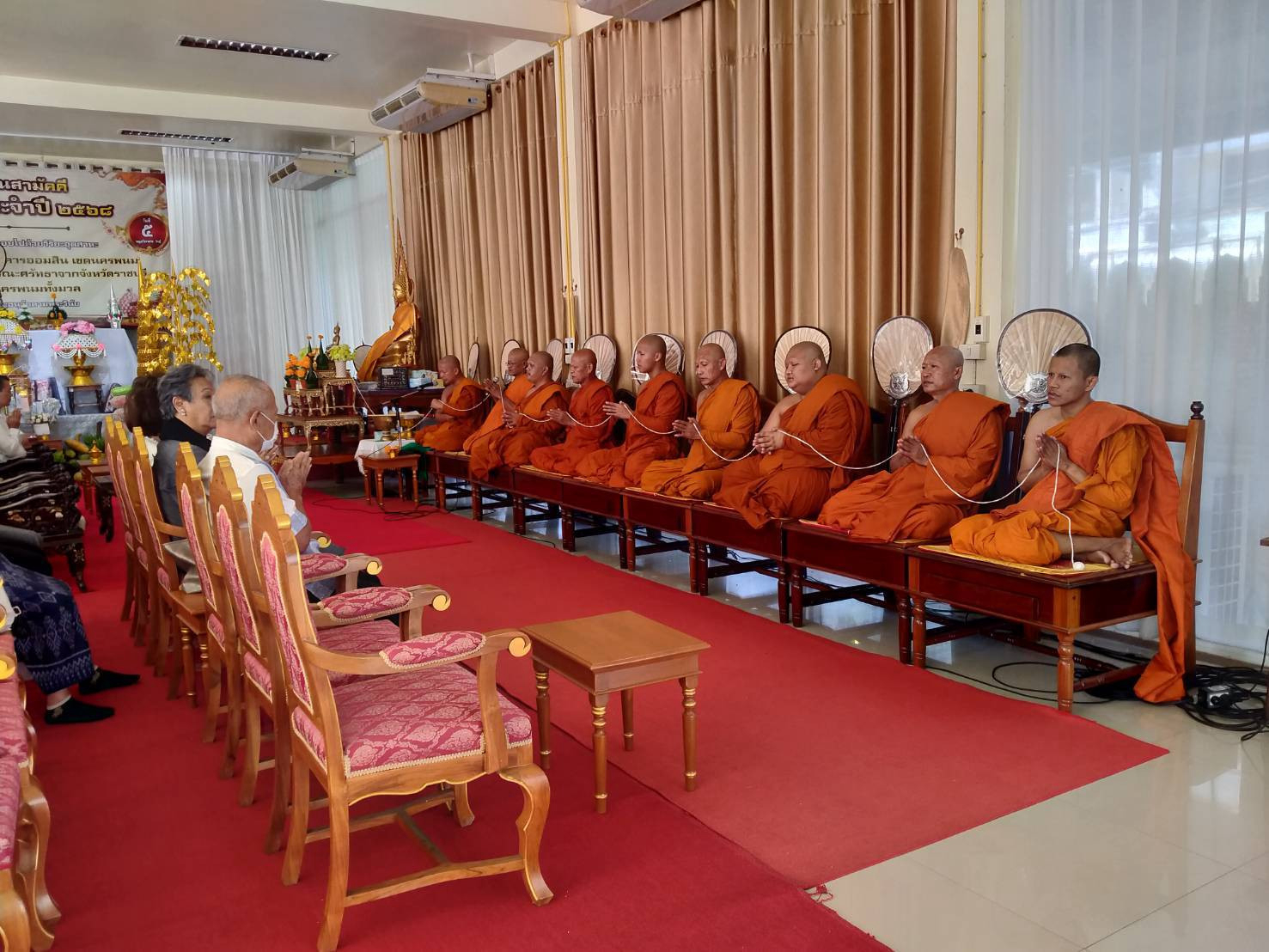 ภาพร่วมพิธีกรรมวัดโอกาส