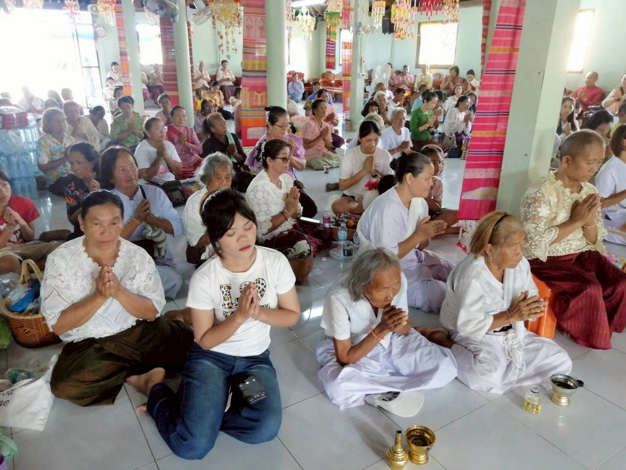 ภาพร่วมพิธีกรรมวัดหนองม่วง