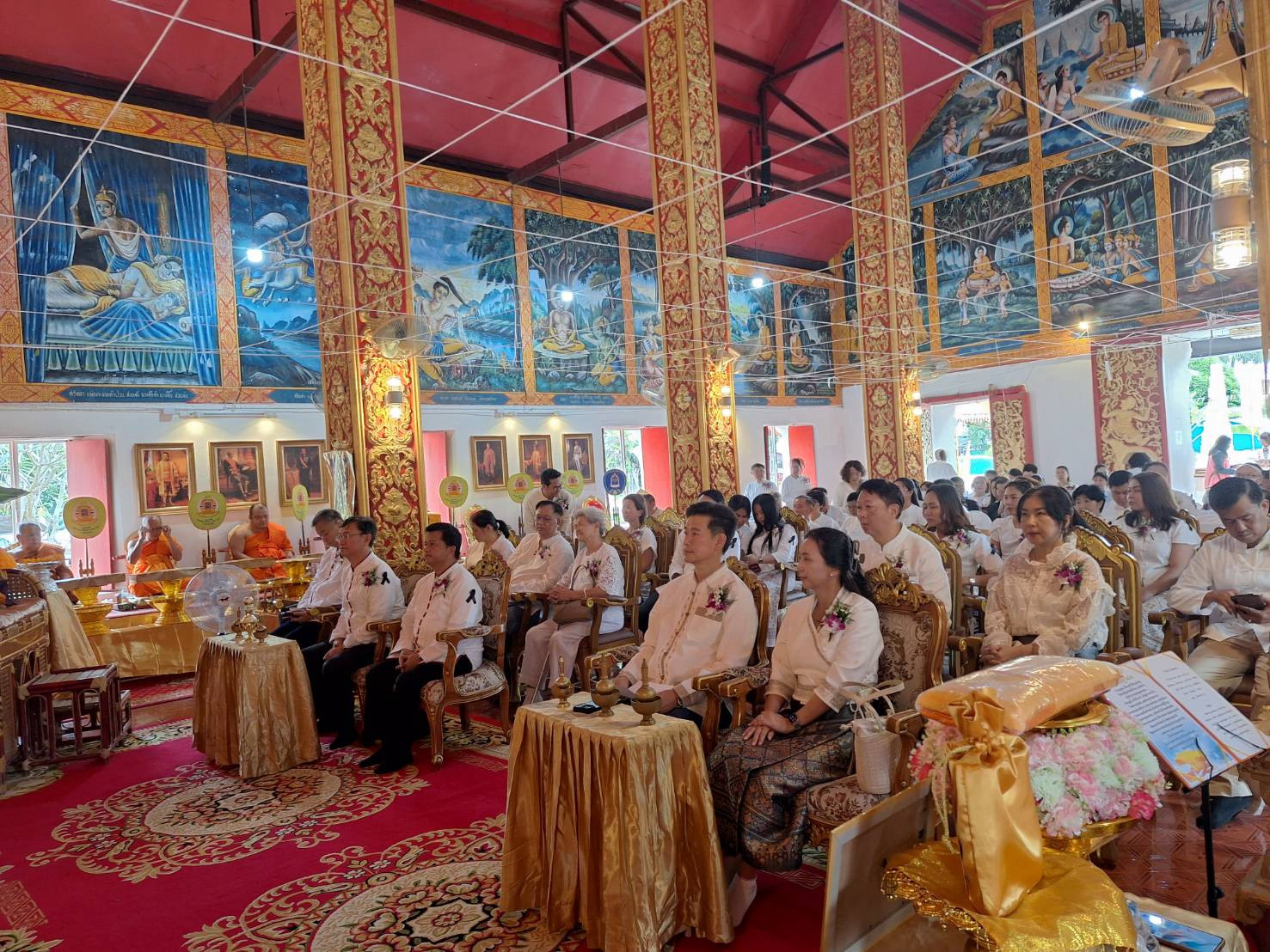 ภาพร่วมพิธีกรรมวัดสวนตาล