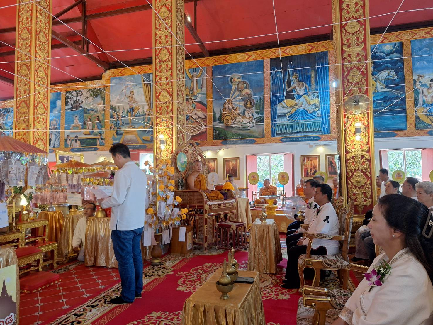 ภาพร่วมพิธีกรรมวัดสวนตาล