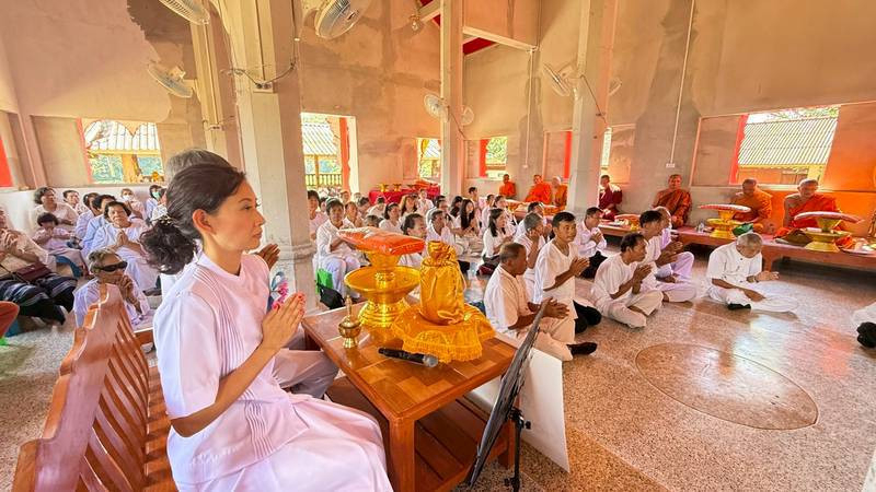 ภาพร่วมพิธีกรรมวัดบ้านไร่