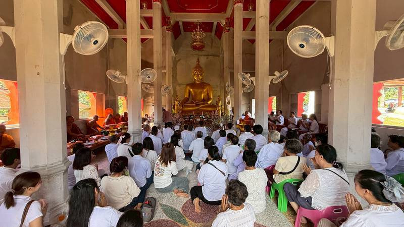 ภาพร่วมพิธีกรรมวัดบ้านไร่