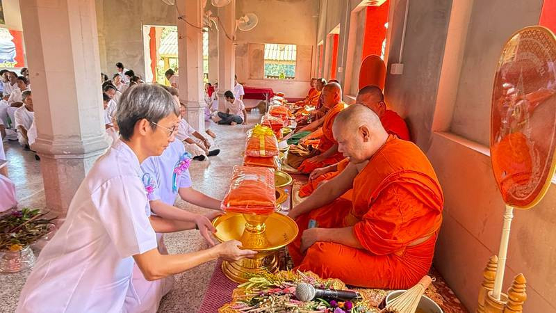 ภาพร่วมพิธีกรรมวัดบ้านไร่