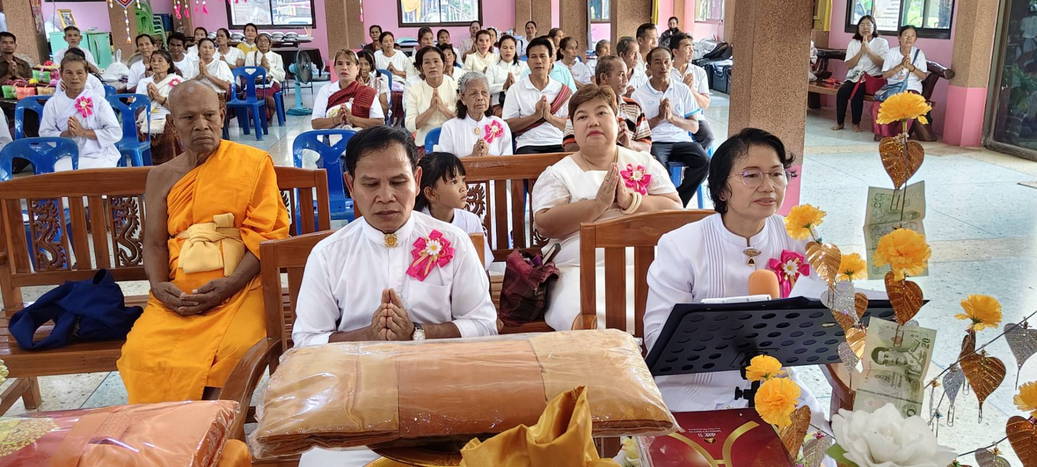 ภาพร่วมพิธีกรรมวัดนิมิตราษฎร์บำรุง