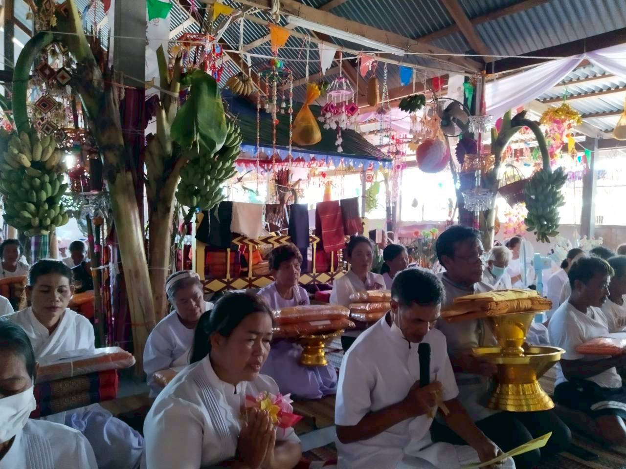 ภาพกล่าวคำถวายกฐินที่พักสงฆ์พุทธภูมิธรรมรวมใจ