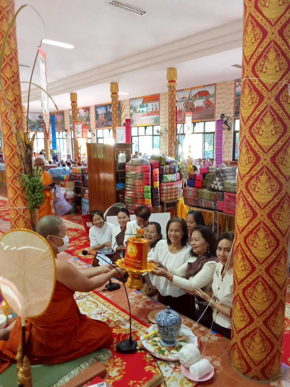 ภาพร่วมขบวนกฐินวัดหนองยางเหนือ