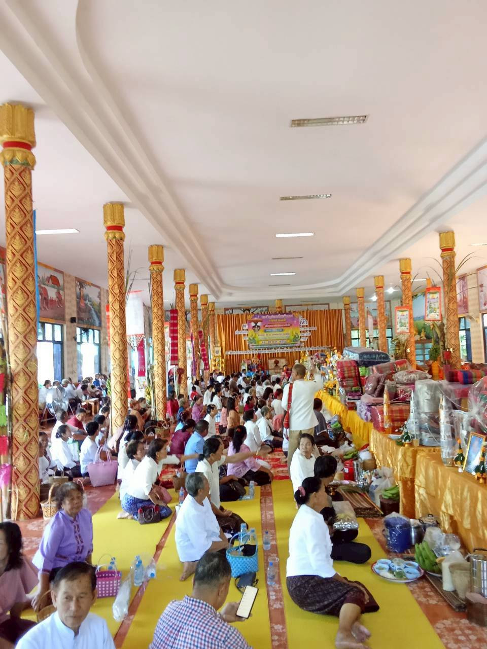 ภาพร่วมพิธีกรรมวัดหนองยางเหนือ