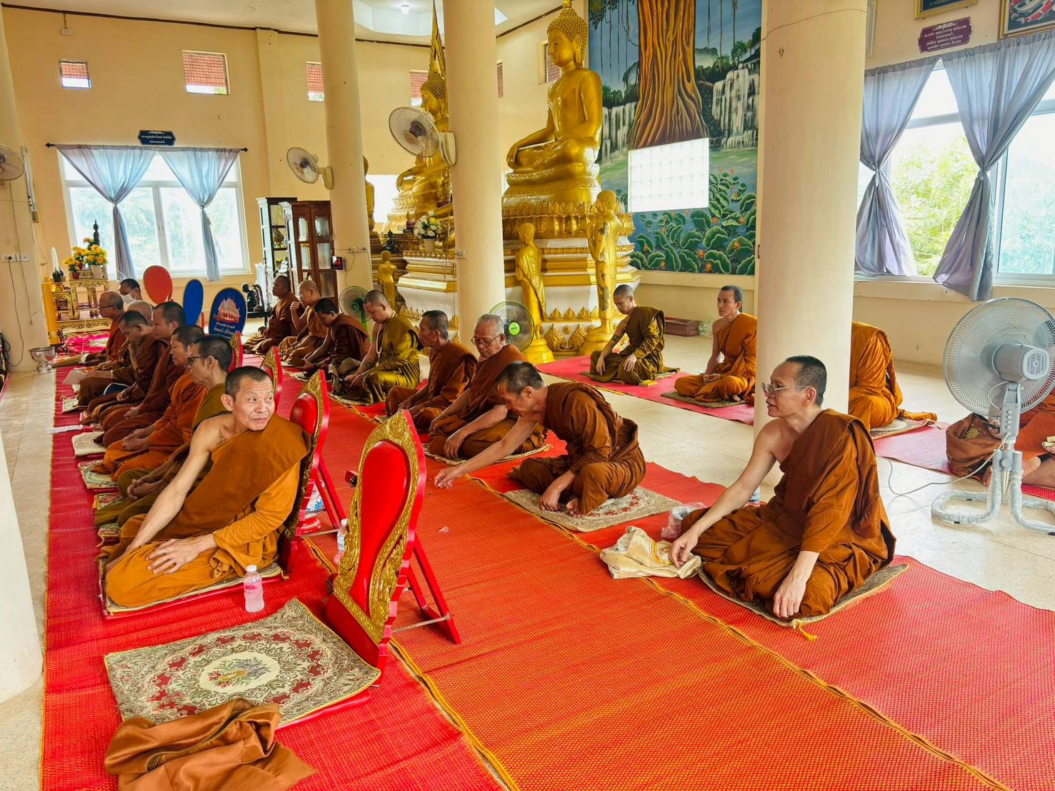 ภาพร่วมพิธีกรรมวัดหนองบัว(ศรีปทุม)