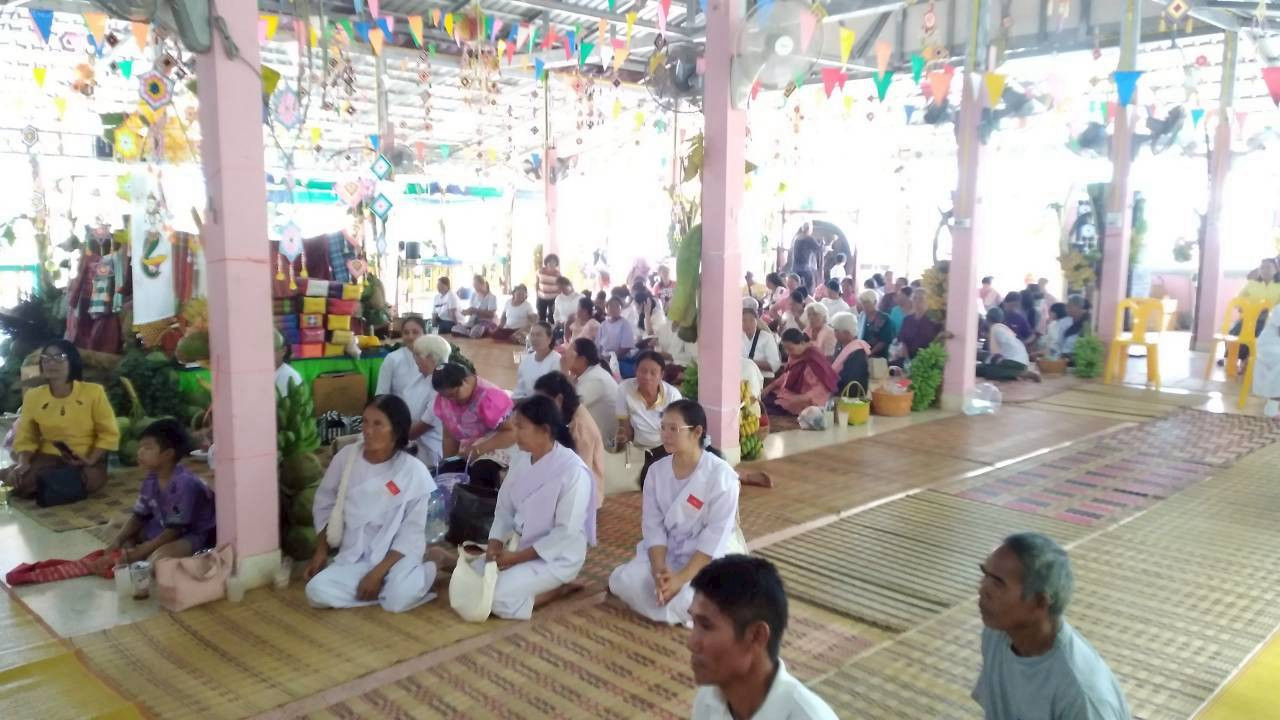 ภาพร่วมพิธีกรรมวัดบ้านแก