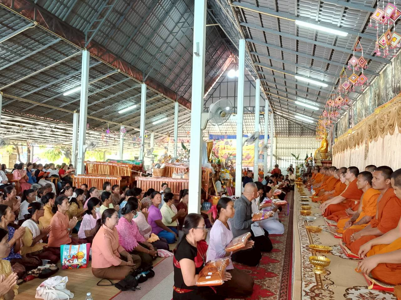 ภาพร่วมพิธีกรรมวัดตะเคียนราม